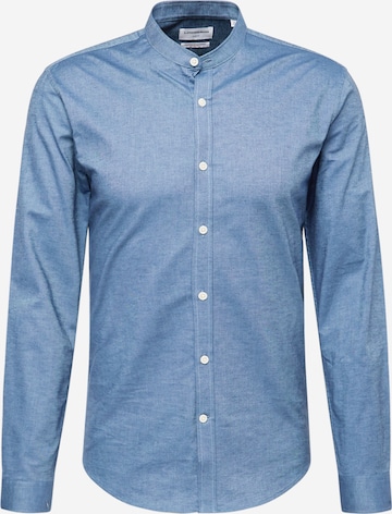 Chemise Lindbergh en bleu : devant