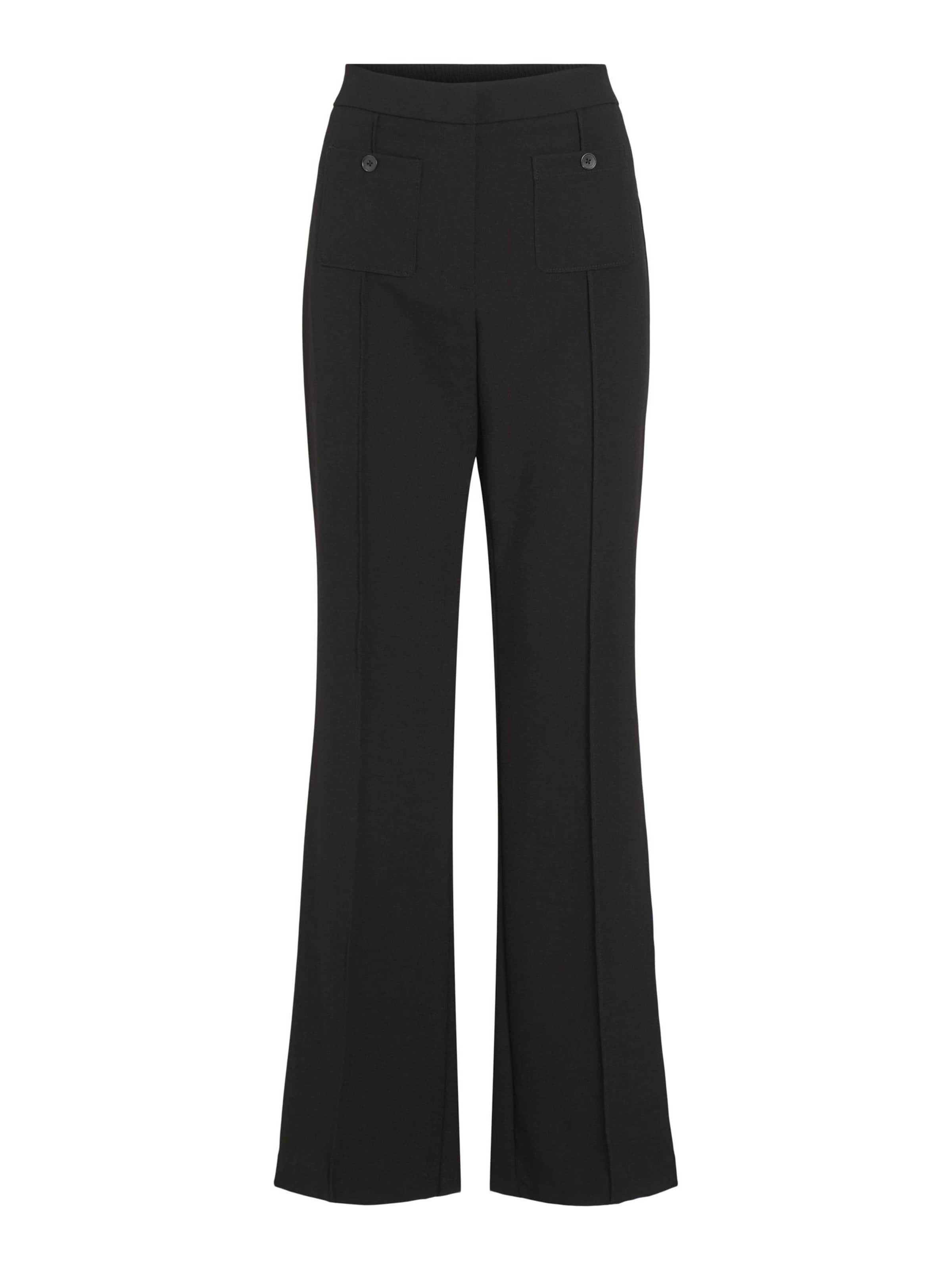 VILA Hose in schwarz, Produktansicht