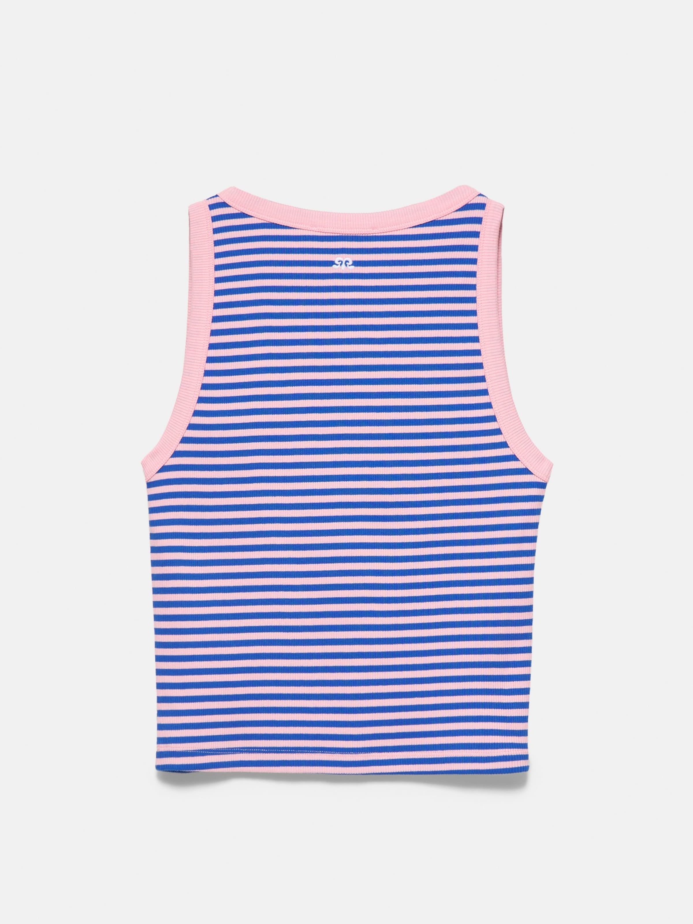 Pull&Bear Top 'PACIFIC' in Blau