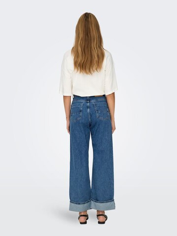 ONLY Wide leg Jeans 'ONLHope' in Blue