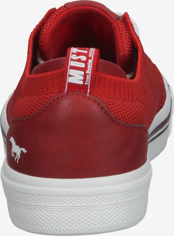 MUSTANG Sneakers laag in Rood