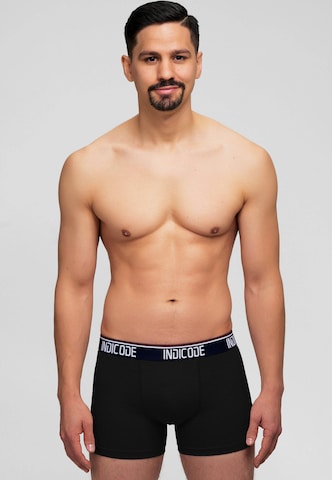 INDICODE JEANS Boxershorts in Schwarz: predná strana