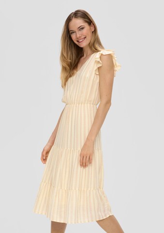 Robe s.Oliver en jaune : devant
