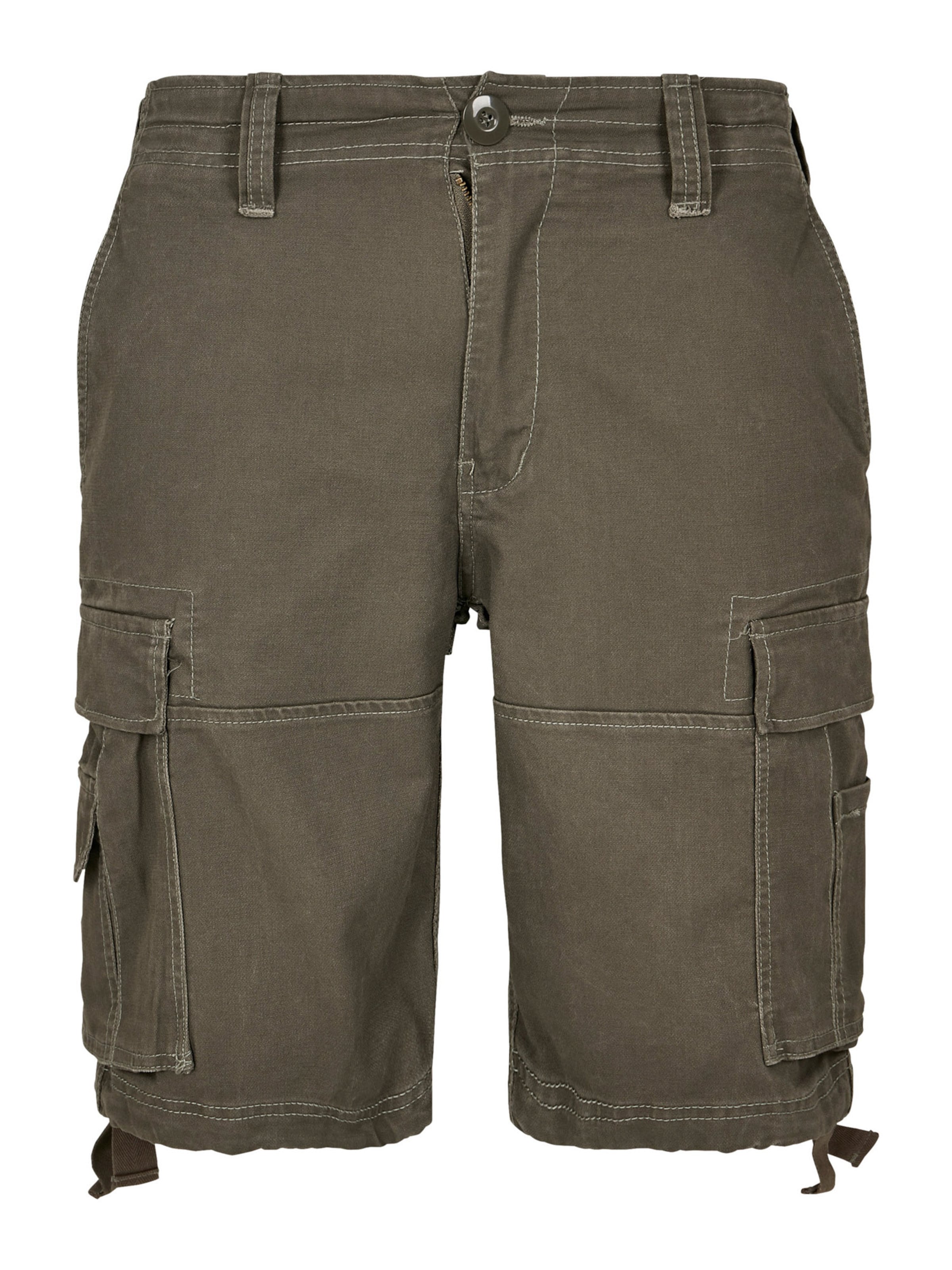 Brandit regular Cargobukser i grøn: forside