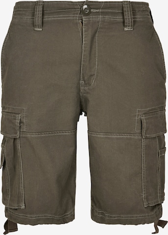 Regular Pantalon cargo Brandit en vert : devant