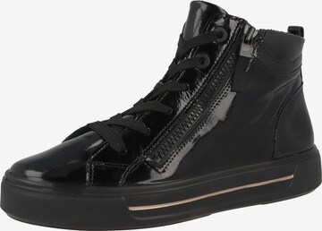 ARA High-Top Sneakers 'Courtyard' in Black: front