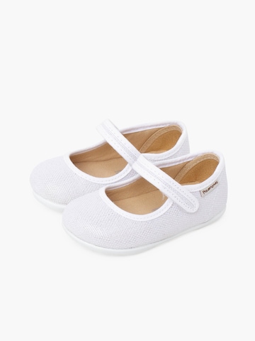 Ballerines Pisamonas en blanc