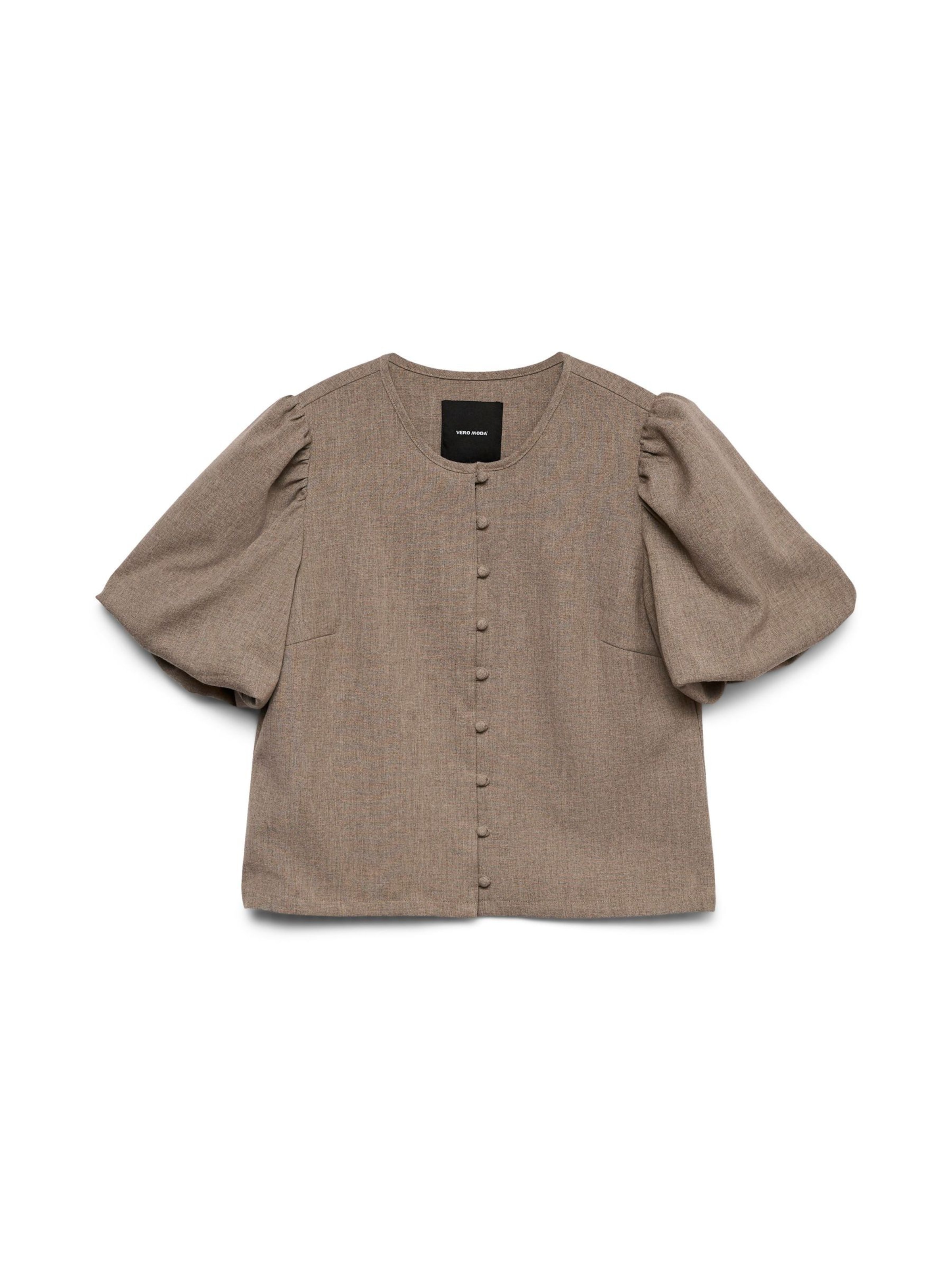 Chemisier 'BESTIE' VERO MODA en gris : devant