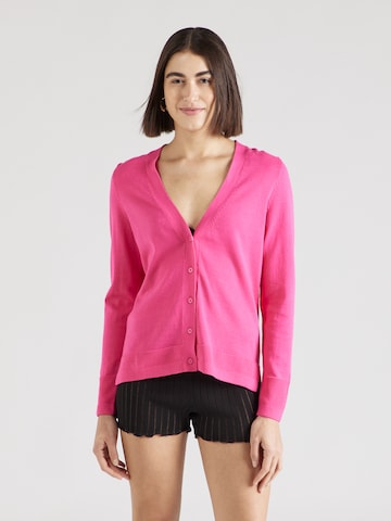 ESPRIT Knit cardigan in Pink: front