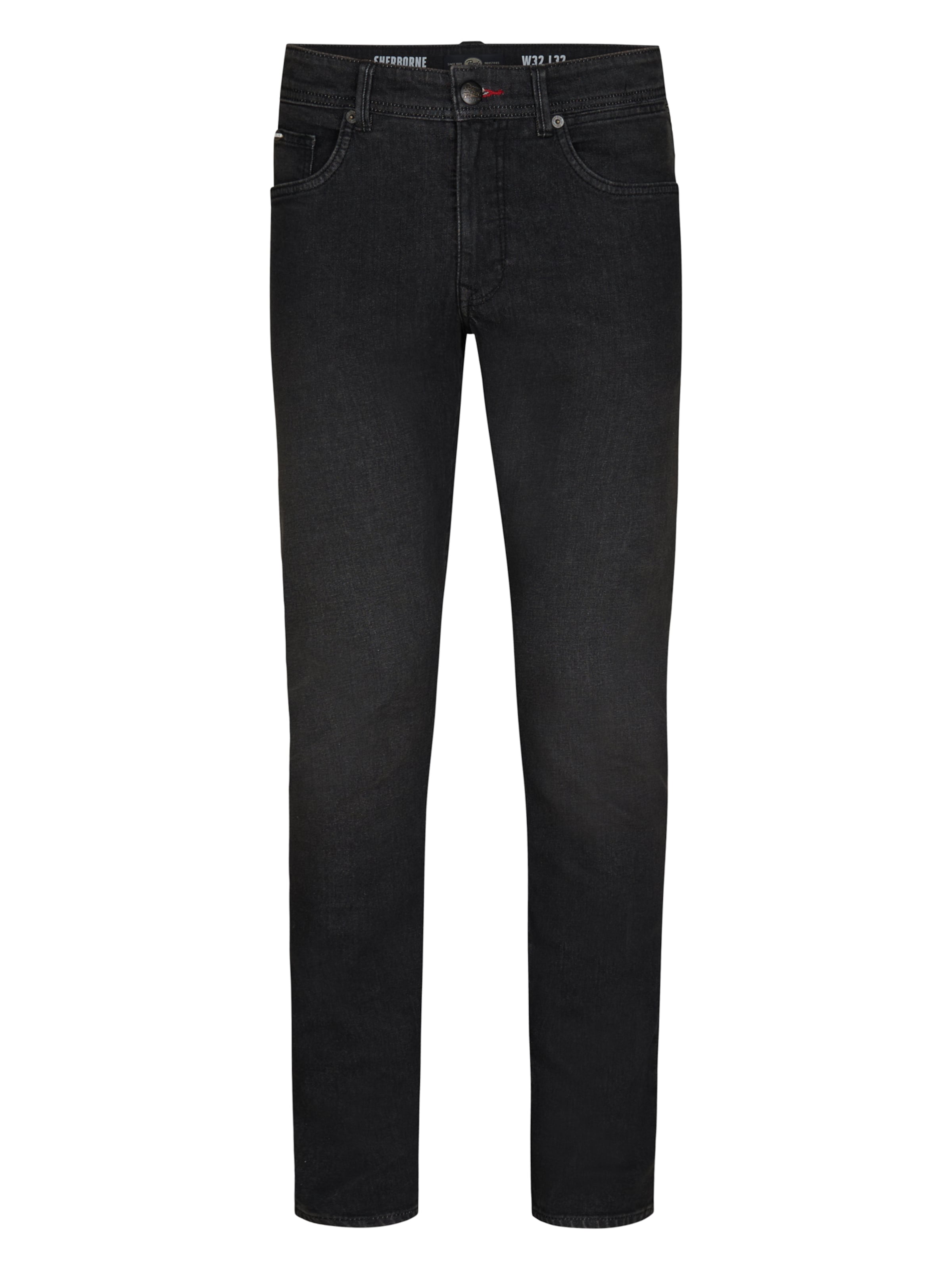 Petrol Industries Slimfit Τζιν 'Palmstone' σε μαύρο: μπροστά