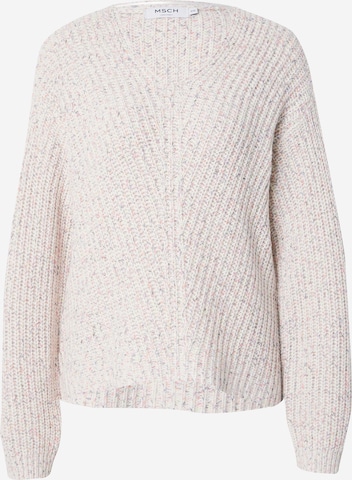 MSCH COPENHAGEN Sweater 'Dealyn' in White: front