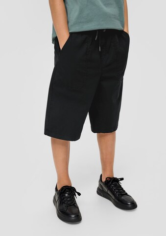 s.Oliver Regular Pants in Black: front