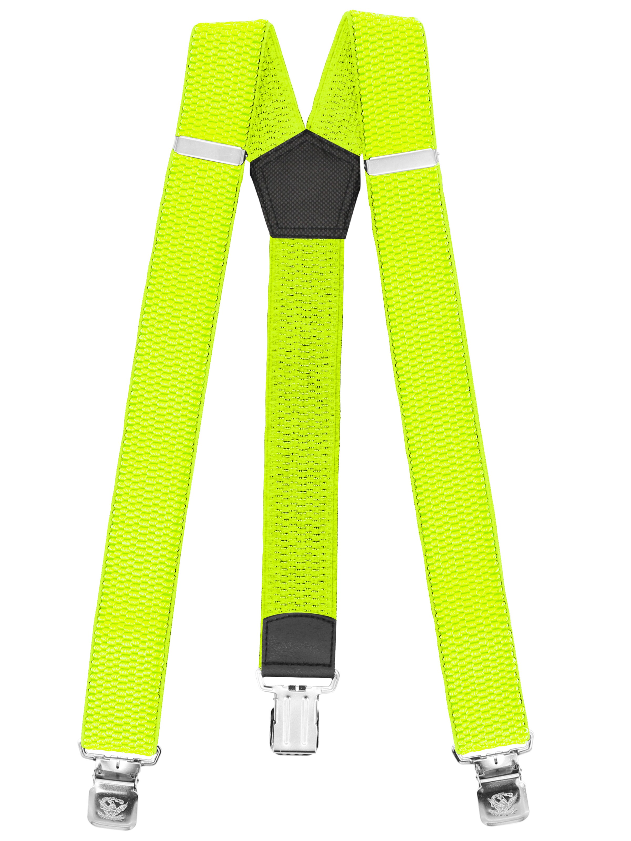Fabio Farini Suspenders in Yellow: front