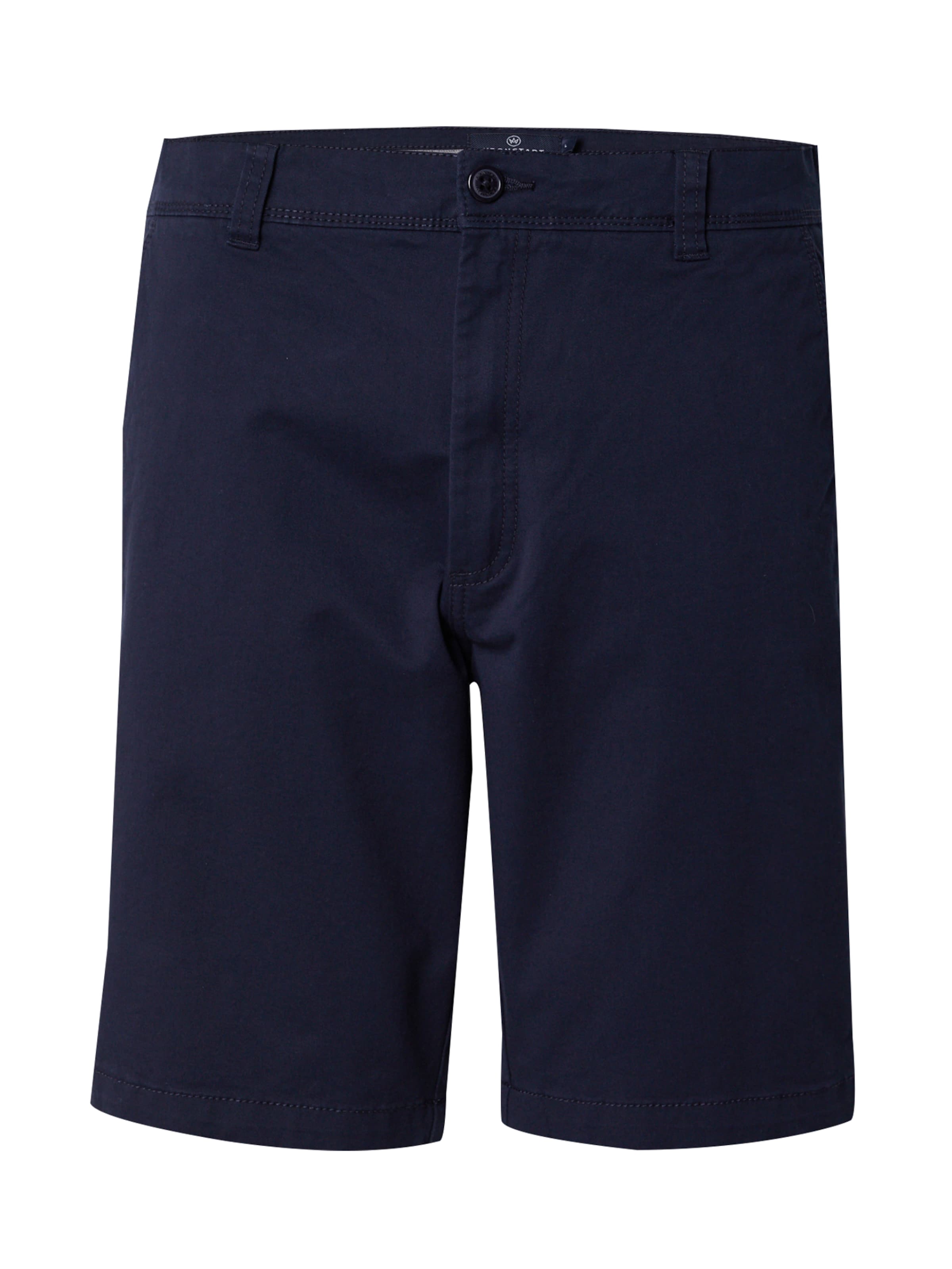 Kronstadt Regular Chino trousers 'Allen' in Blue: front