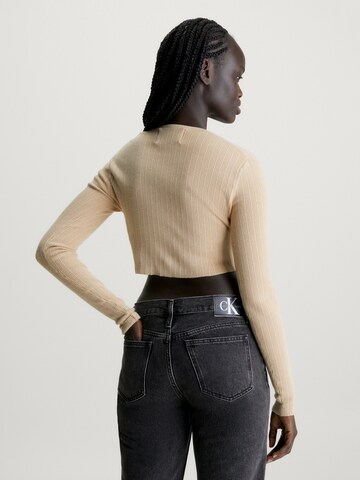 Calvin Klein Jeans Pullover in Beige