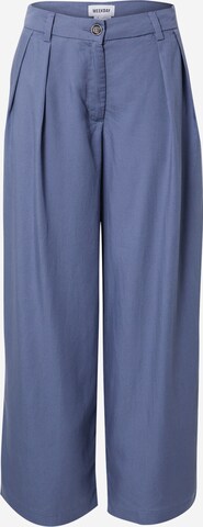 Loosefit Pantalon à pince 'Hazel' WEEKDAY en bleu : devant