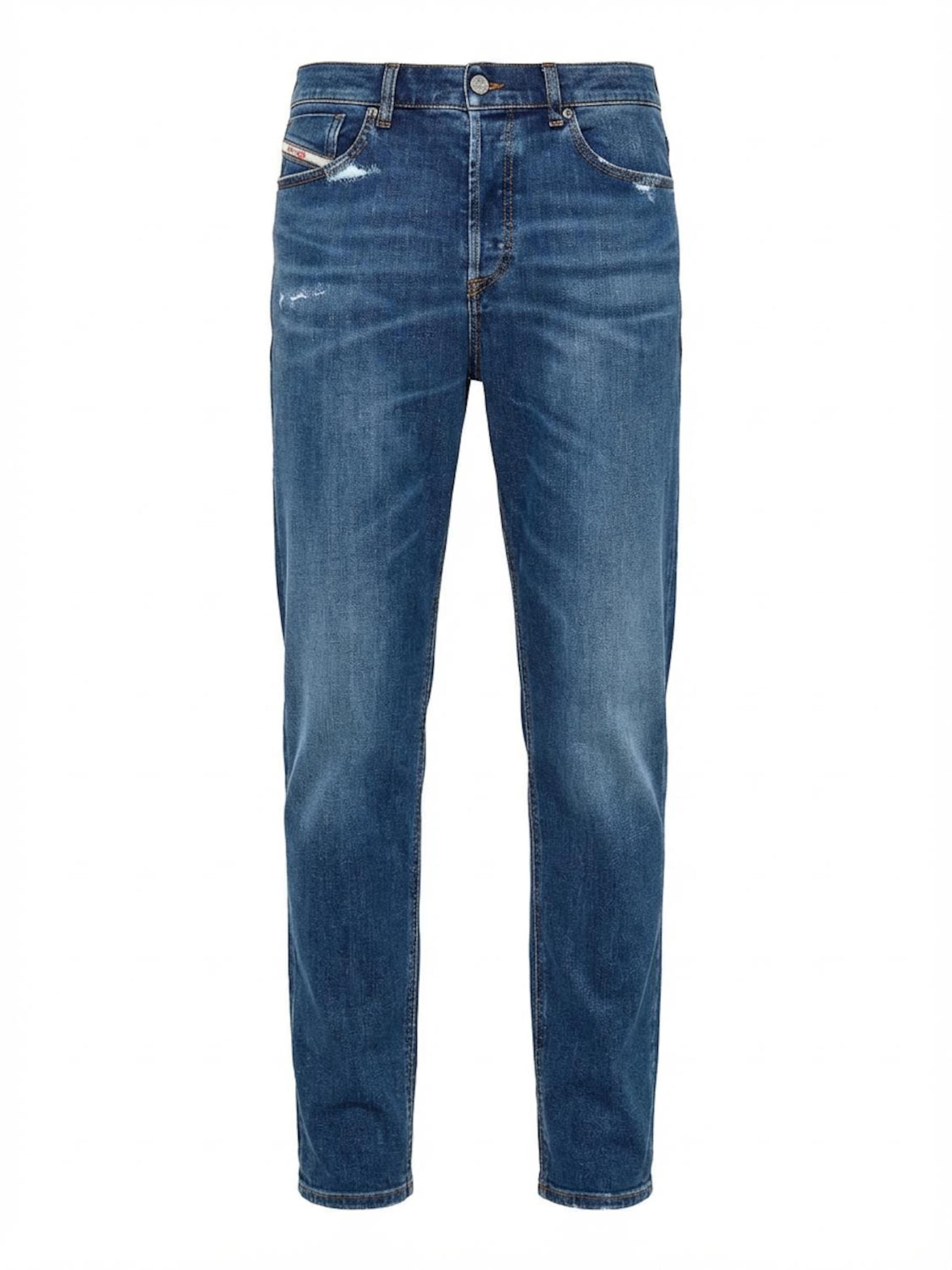 DIESEL Jean 'D-FINING' en bleu cobalt, Vue avec produit