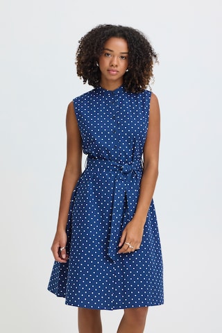 ICHI Dress 'IHFanty' in Blue: front