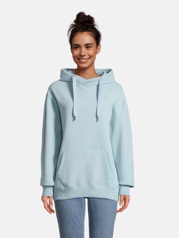salzhaut Sweatshirt 'Oddebodje' in Blauw: voorkant