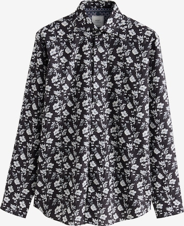 Coupe regular Chemise Next en noir : devant
