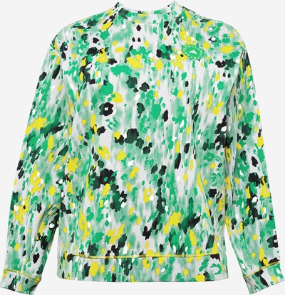 ADIDAS BY STELLA MCCARTNEY Spordidressipluusid 'Floral Print ' kollane / roheline / must / valge, Tootevaade