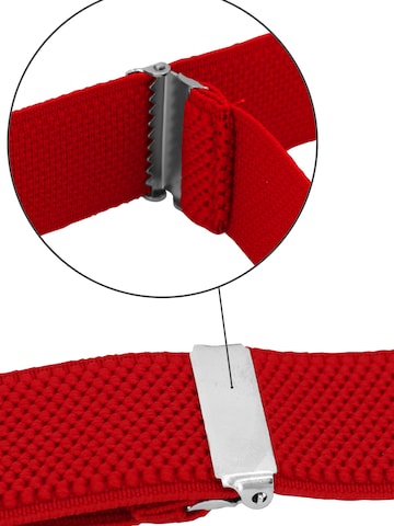 Fabio Farini Suspenders in Red