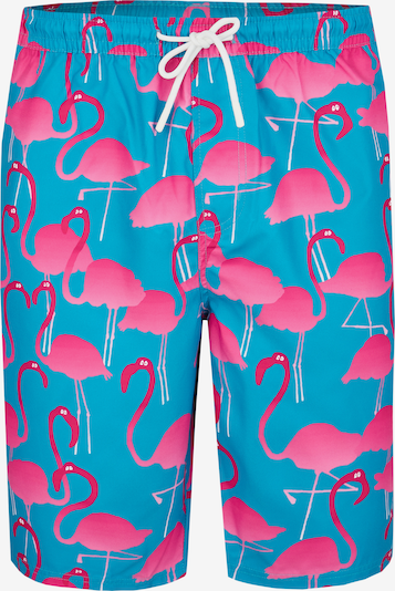 Lousy Livin Badehose 'Flamingos' in türkis, Produktansicht