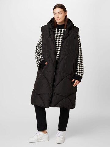 Dorothy Perkins Curve Weste in Schwarz: Vorderseite