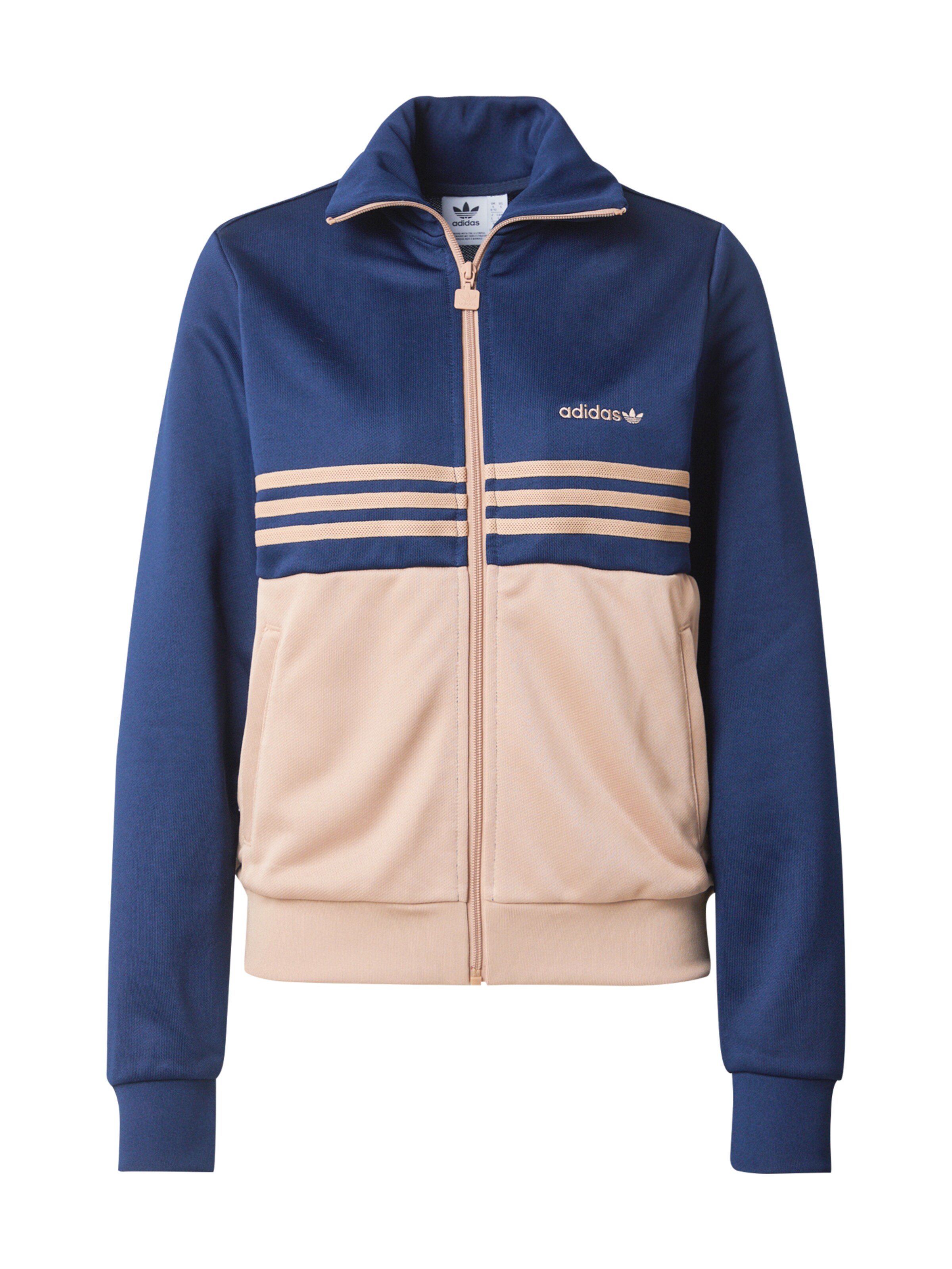 Giacca di felpa di ADIDAS ORIGINALS in blu: frontale