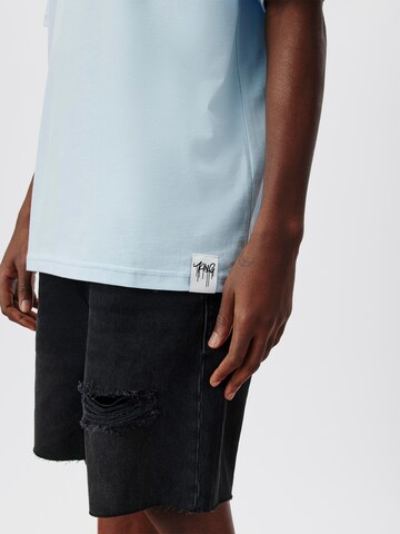 ABOUT YOU x Kingsley Coman T-Shirt 'Ben' in Blau