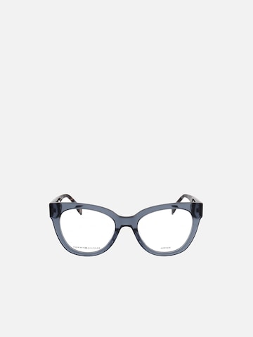 TOMMY HILFIGER Zonnebril 'Tommy Hilfiger TH 2054 Black havana 52/19/140 WOMAN Eyewear Frame' in Blauw: voorkant