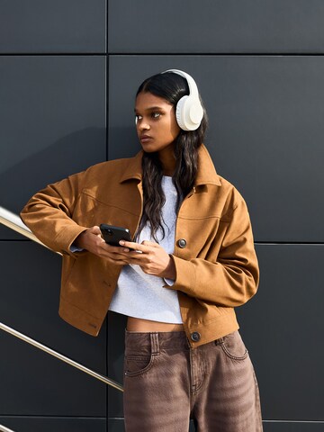 Veste mi-saison Bershka en marron