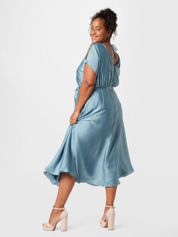 Robe de cocktail SWING Curve en bleu