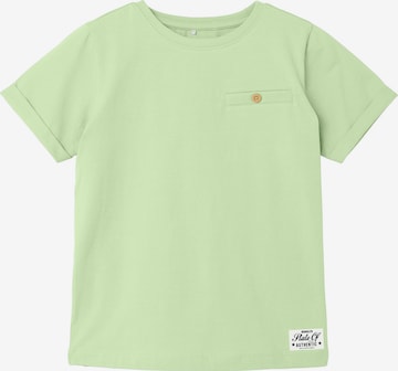 T-Shirt 'VINCENT' NAME IT en vert : devant