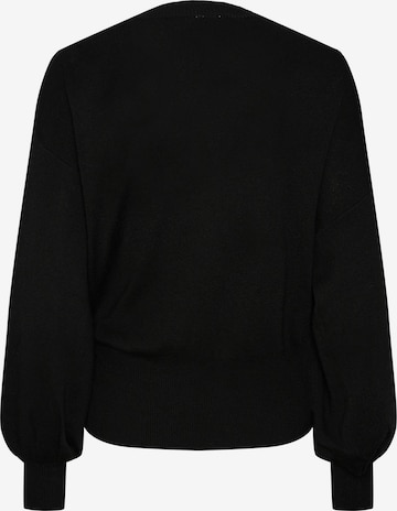 Y.A.S Knit Cardigan 'ASSI' in Black