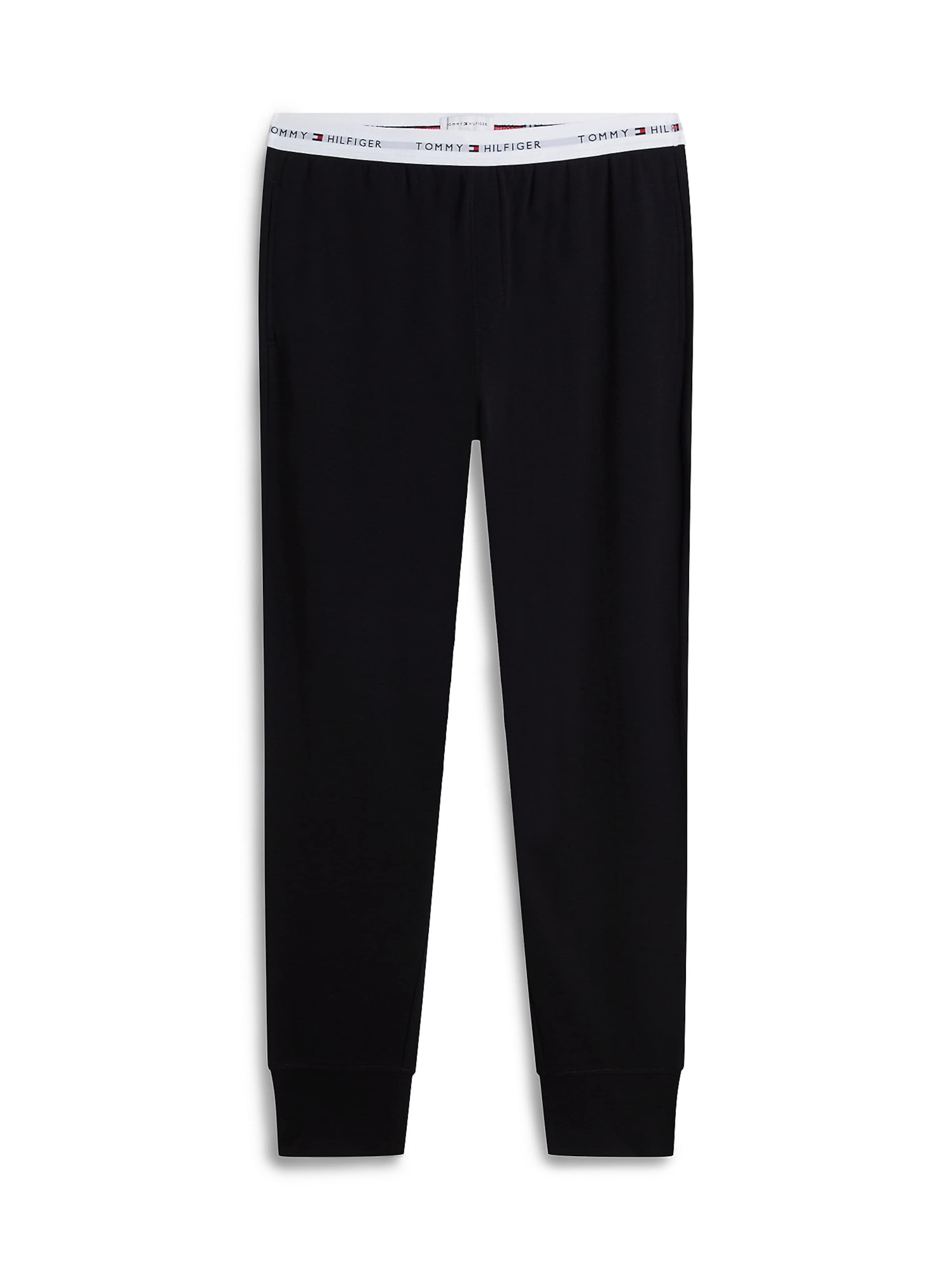 Pantalon de pyjama TOMMY HILFIGER en noir : devant