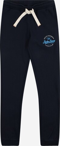 Jack & Jones Junior Zúžený Kalhoty 'GORDON MIKK' – modrá: přední strana