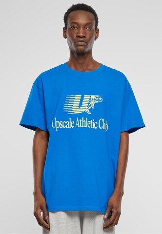 T-Shirt 'Athletic Club' MT Upscale en bleu : devant