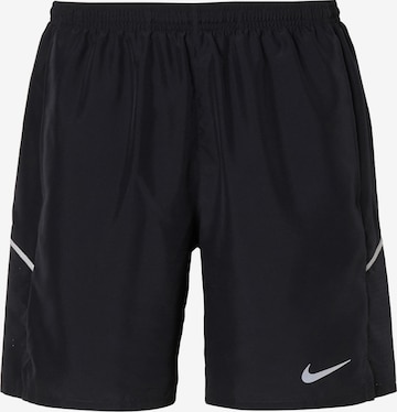 NIKE Regular Urheiluhousut 'Miler' värissä musta: etupuoli