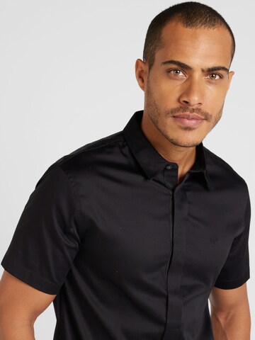 ARMANI EXCHANGE - Ajuste regular Camisa en negro
