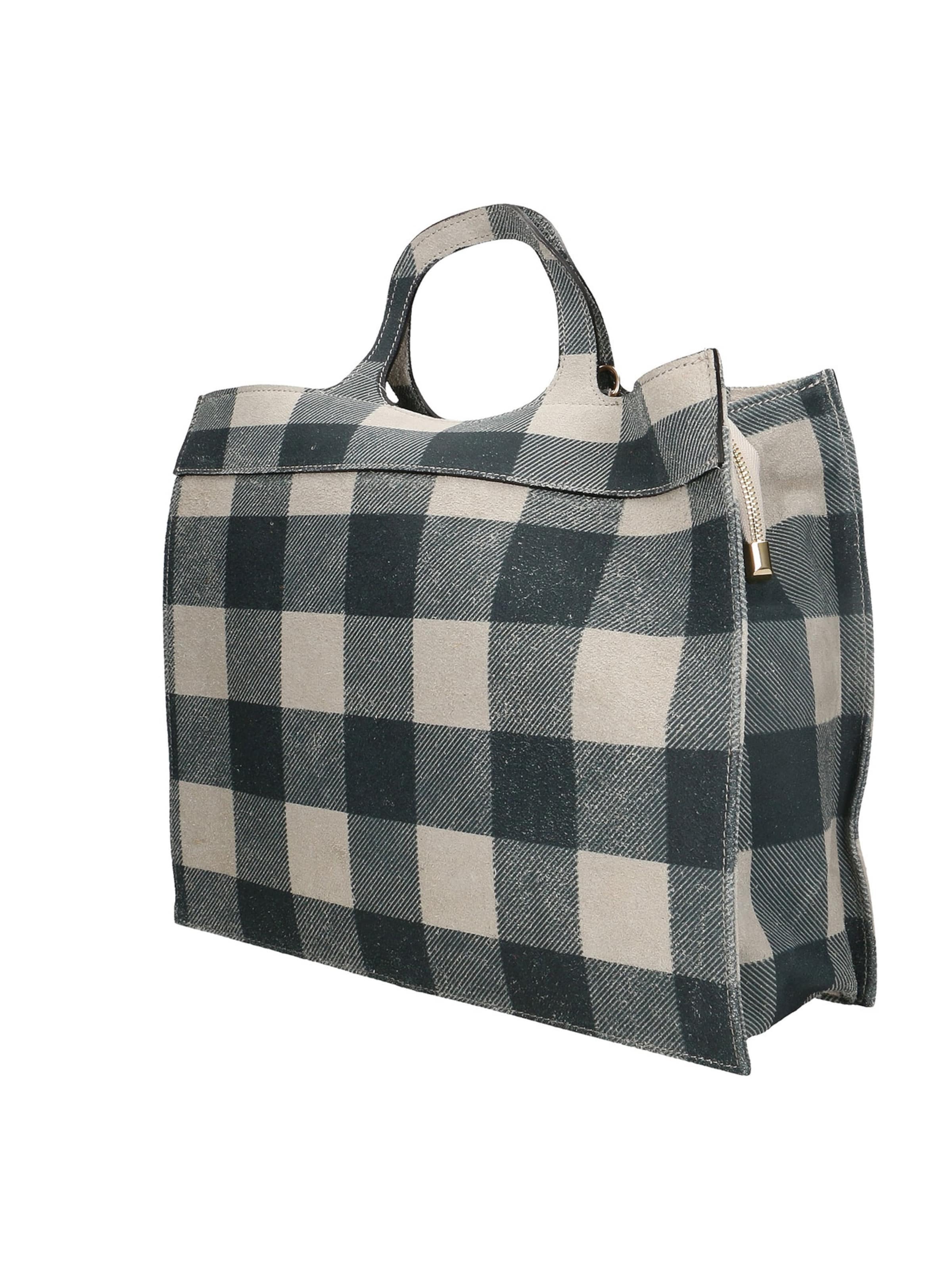Borsa a mano 'Borsa a Mano Donna Ivy Design Vera Pelle Scamosciata Made in Italy' di Gave Lux in blu