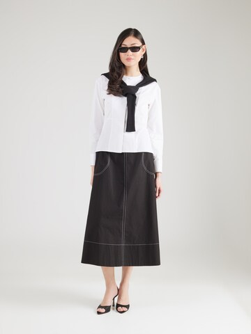 BOSS - Blusa 'Beplum' en blanco