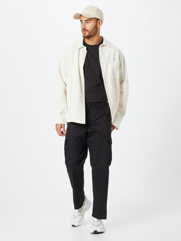 ABOUT YOU Loose fit Cargo trousers 'Sami' in Black