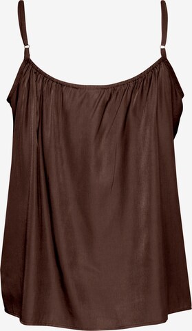 Cream Top 'Anna' in Brown