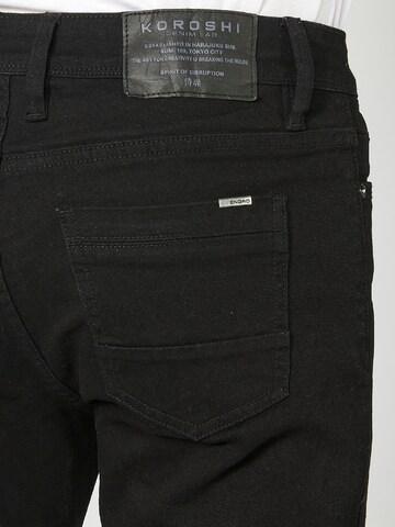 KOROSHI Skinny Jeans in Zwart