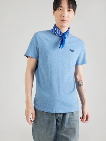 Superdry - Camiseta 'Essential' en azul: frente