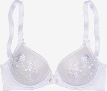 LASCANA T-shirt Bra in White: front