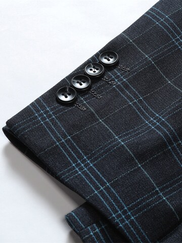 YOUTHUP Slim fit Suit 'Karo' in Black