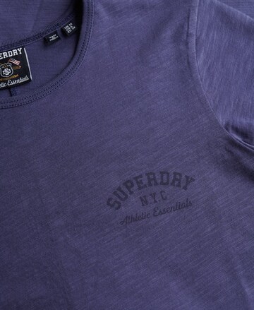 Superdry Shirt 'Athletic Essential' in Blauw