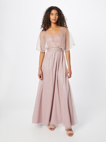 SWING Βραδινό φόρεμα σε ροζ: μπροστά
